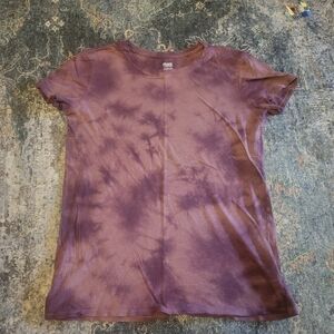 Pink By Victoria Secret Purple Tie-Dye T-Shirt Size S